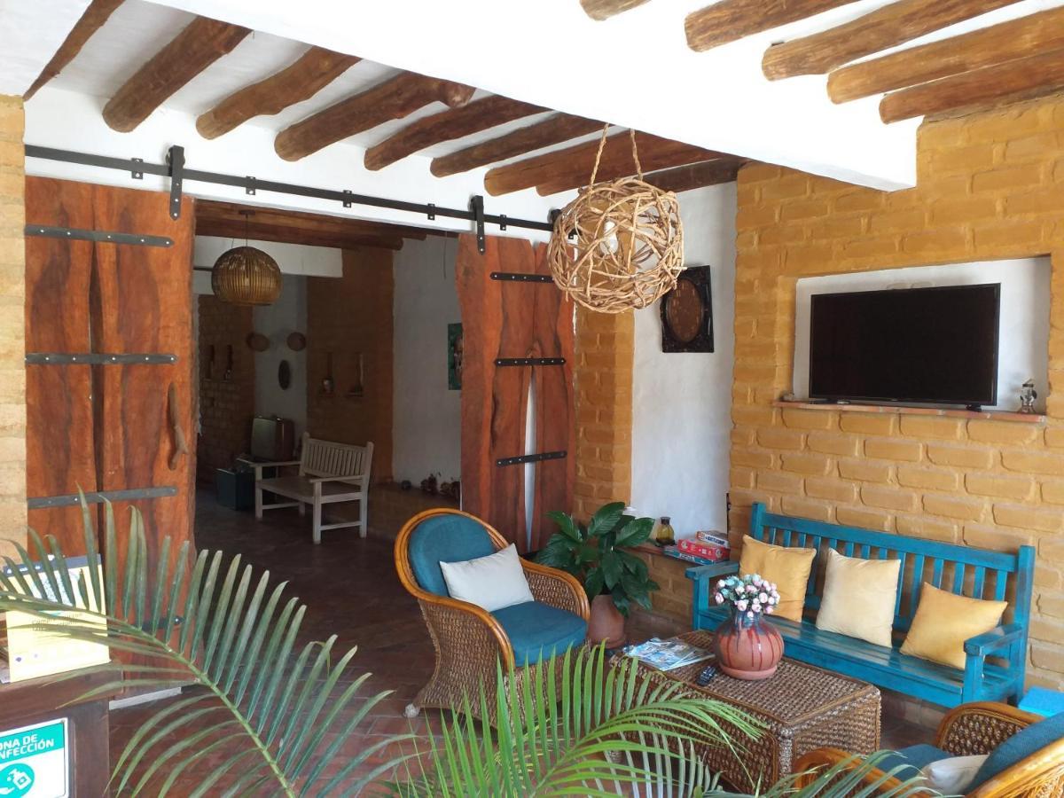Casona Chara Hotel Barichara Eksteriør billede