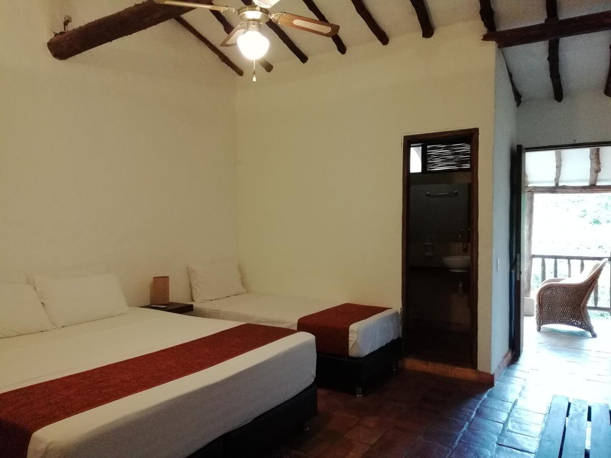 Casona Chara Hotel Barichara Eksteriør billede